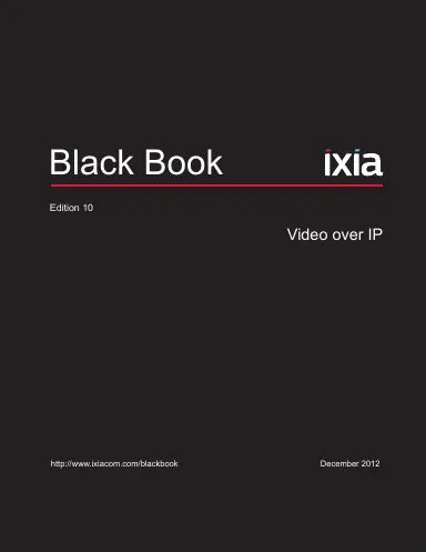 Black Book, Video Over Ip, Ed. 10, Paperback, Color 1