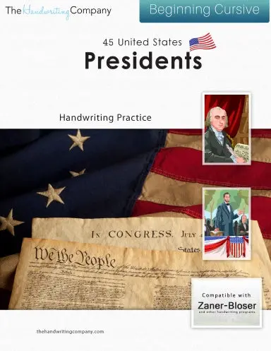 Zb - Presidents - Beg Cursive 1
