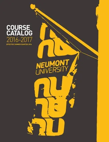 Neumont University 2016-2017 Course Catalog 1