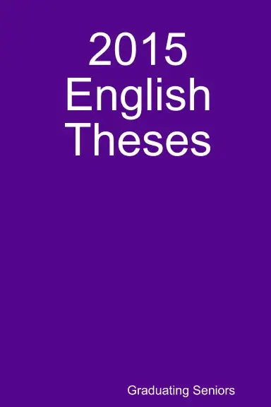 2015 English Theses 1