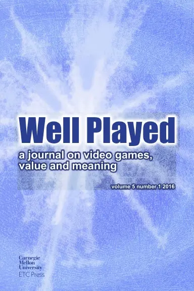 Well Played: Volume 5 Number 1 2016 1