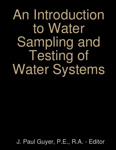 An Introduction To Water Sampling And Testing Of Water Systems 1
