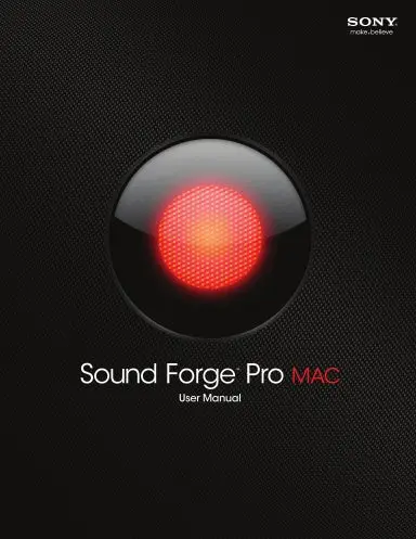 Sound Forge Pro Mac 1