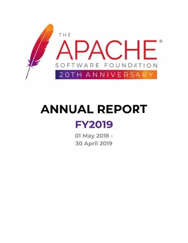 Apache Software Foundation Fy2019 Annual Report 1