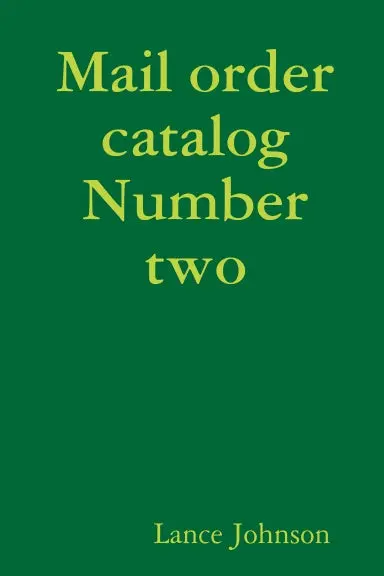 Mail Order Catalog Number Two 1