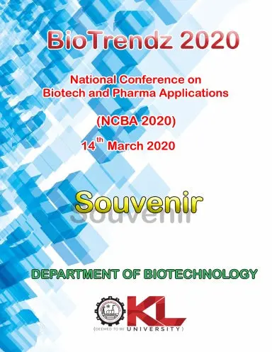 Conference Proceedings Of National Conference On Biotech And Pharma Applications 1