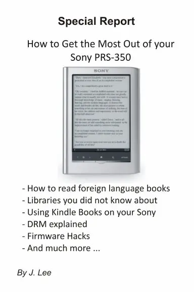 How To Get The Most Out Of Your Sony Prs-350 1