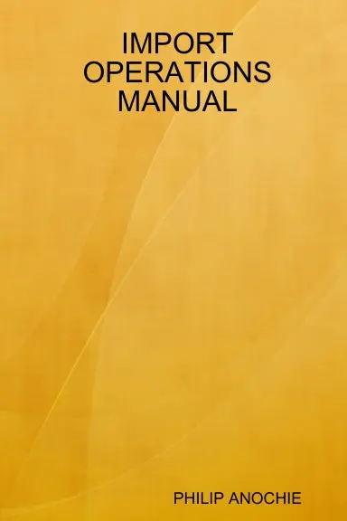 Import Operations Manual 1