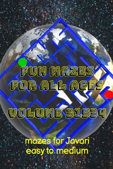 Fun Mazes For All Ages Volume 31534: Mazes For Javari Ñ Easy To Medium 1