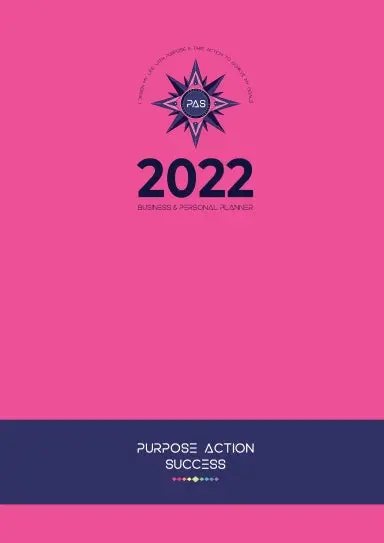 2022 Pas Business & Personal Planner (A4 - Hot Pink) - 24-Hour Daily Planner | Daily Diary | Daily Planner | 12 Months 1