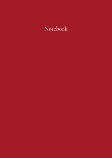 Classic A5 Notebook: Harvard Crimson. By Paper Parisa 1