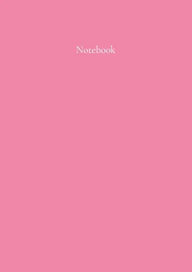 Classic A5 Notebook: Baby Doll Pink. By Paper Parisa 1