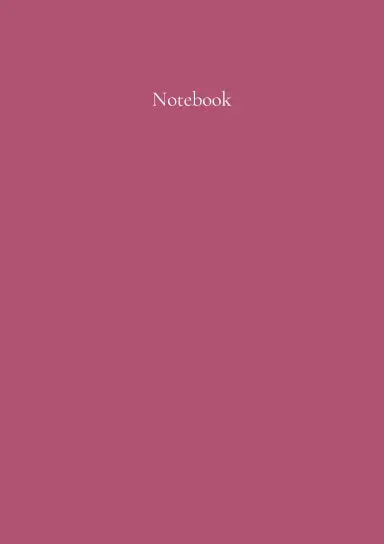 Classic A5 Notebook: Royal Rose. By Paper Parisa 1
