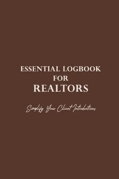 Essential Logbook For Realtors 1