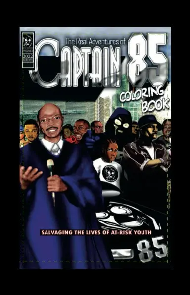 The Real Adventures Of Captain85 Coloring Comic Book 1