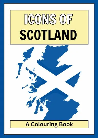Icons Of Scotland Coloring Book 1