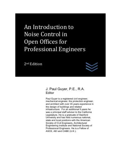 An Introduction To Noise Control In Open Offices For Professional Engineers 1