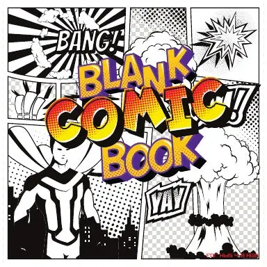 Blank Comic Book For Kids 4-8 Age 1