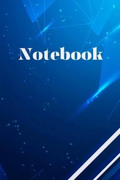 Notebook: Blue Notebook 1