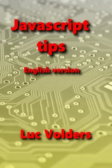 Javascript Tips 1