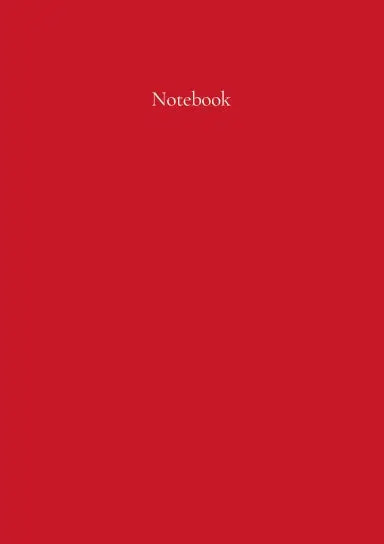 Classic A5 Notebook: British Red. By Paper Parisa 1