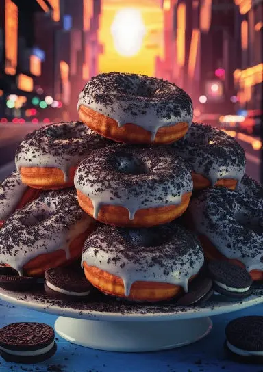 A5 Notebook, Journal | College Ruled Lined Paper | 120 Pages/60 Sheets | Tasty Donuts No. 1 1