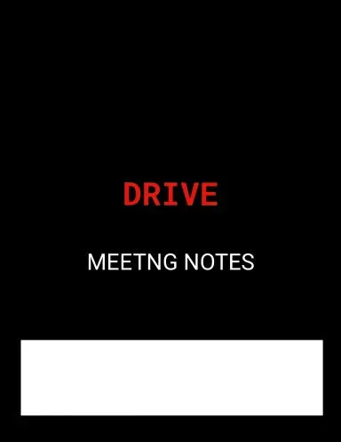 Drive - Lean Daily Meeting Management 1