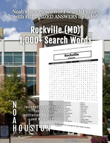 Noahõs Hometown Word Search Puzzles With Full-Sized Answers Included Rockville (Md) 1