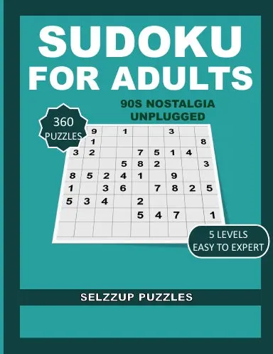 Sudoku For Adults 2025: Easy To Expert Puzzle Collection 1