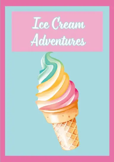 Ice Cream Adventure Colouring Book 1