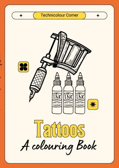 Tattoo Colouring For Adults 1