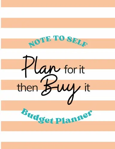Note To Self Budget Planner 1