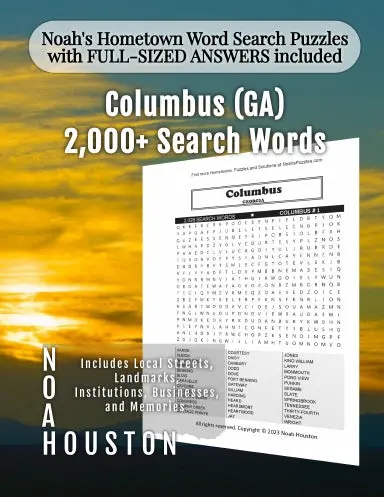 Noahõs Hometown Word Search Puzzles With Full-Sized Answers Included Columbus (Ga) 1