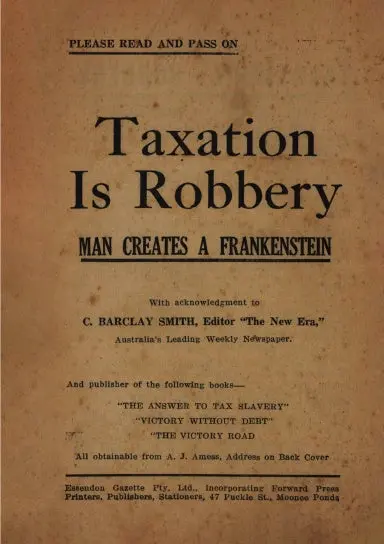 Taxation Is Robbery 1