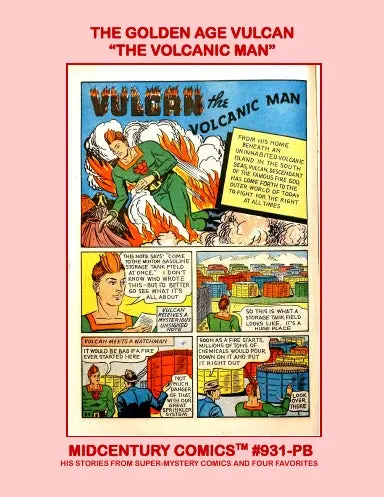 The Golden Age Vulcan "The Volcanic Man" (Pb) 1