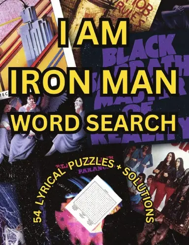 I Am Iron Man Word Search 1