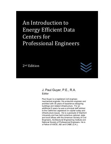 An Introduction To  Energy Efficient Data Centers For Professional Engineers 1