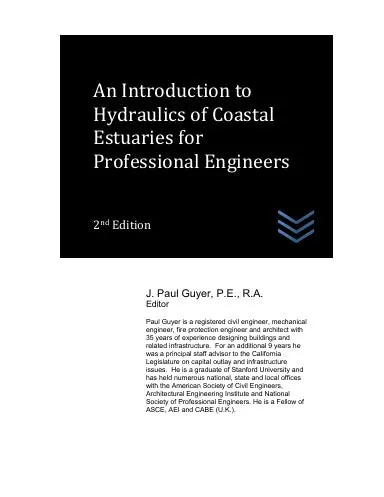 An Introduction To Hydraulics Of Coastal Estuaries For  Professional Engineers 1
