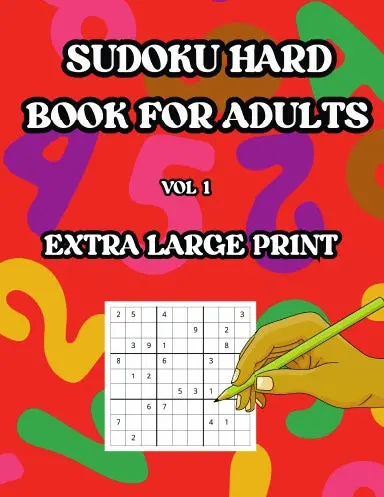 Sudoku Hard Book For Adults Vol 1 1