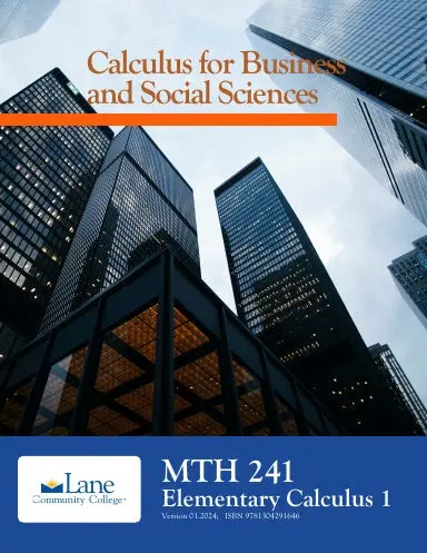 Mth 241 Elementary Calculus 1