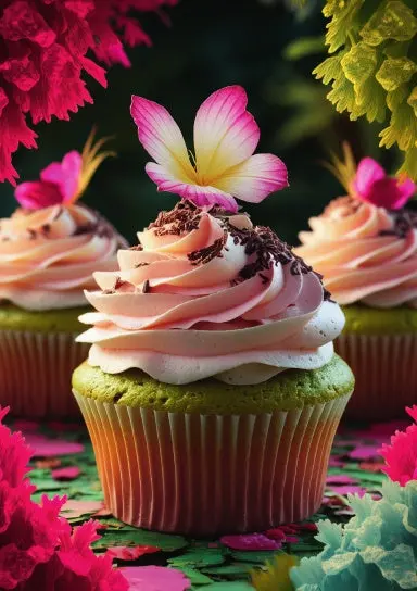 A5 Notebook, Journal | Grid Paper | 120 Pages/60 Sheets | Sweet Fantasy Cupcake No. 3 1