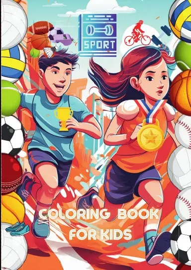 Sports Coloring Book For Kids 1
