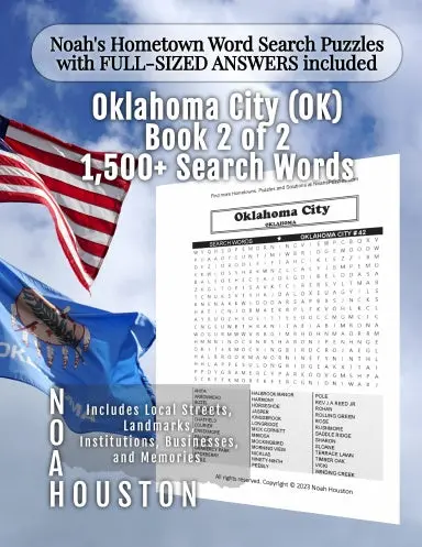 Noahõs Hometown Word Search Puzzles With Full-Sized Answers Included Oklahoma City (Ok), Book 2 Of 2 1