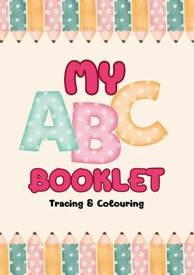 Trace The Alphabet Educational Book 1