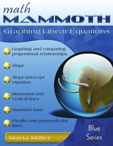 Math Mammoth Graphing Linear Equations 1