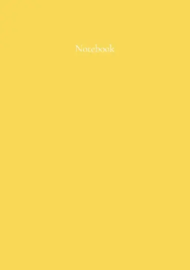 Classic A5 Notebook: Royal Yellow. By Paper Parisa 1