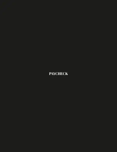 Paycheck Undated Planner 1