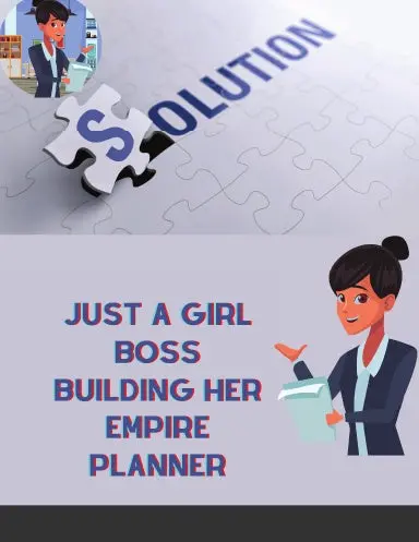 Just A Girl Boss Building Her Empire Planner:: Daily, Monthly, Organizer, Appointment Scheduler, Personal Journal, Logbook 1