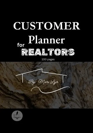 Customer Planner For Realtors 100 Pages 1