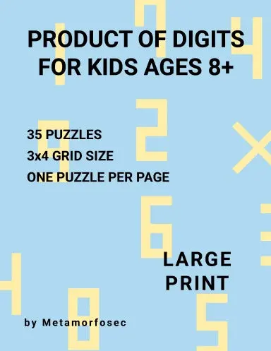 Product Of Digits For Kids Ages 8+ 1